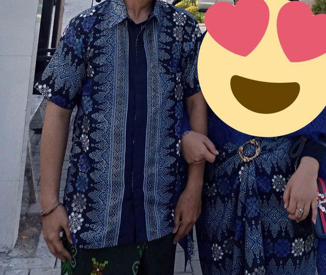 [ Couple ] Set Batwing Batik Sarimbit / Batik Couple Batwing