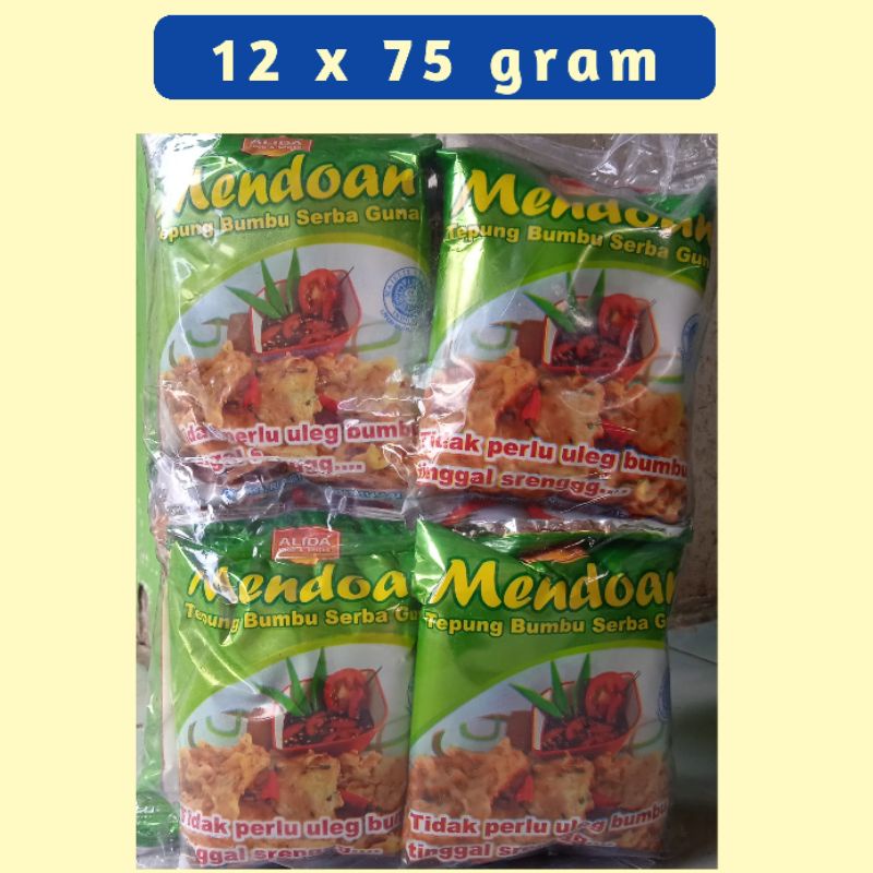 

1 Pack - Tepung Mendoan BERBUMBU (isi 12 pcs) - Oleh Oleh Khas Slawi Tegal -