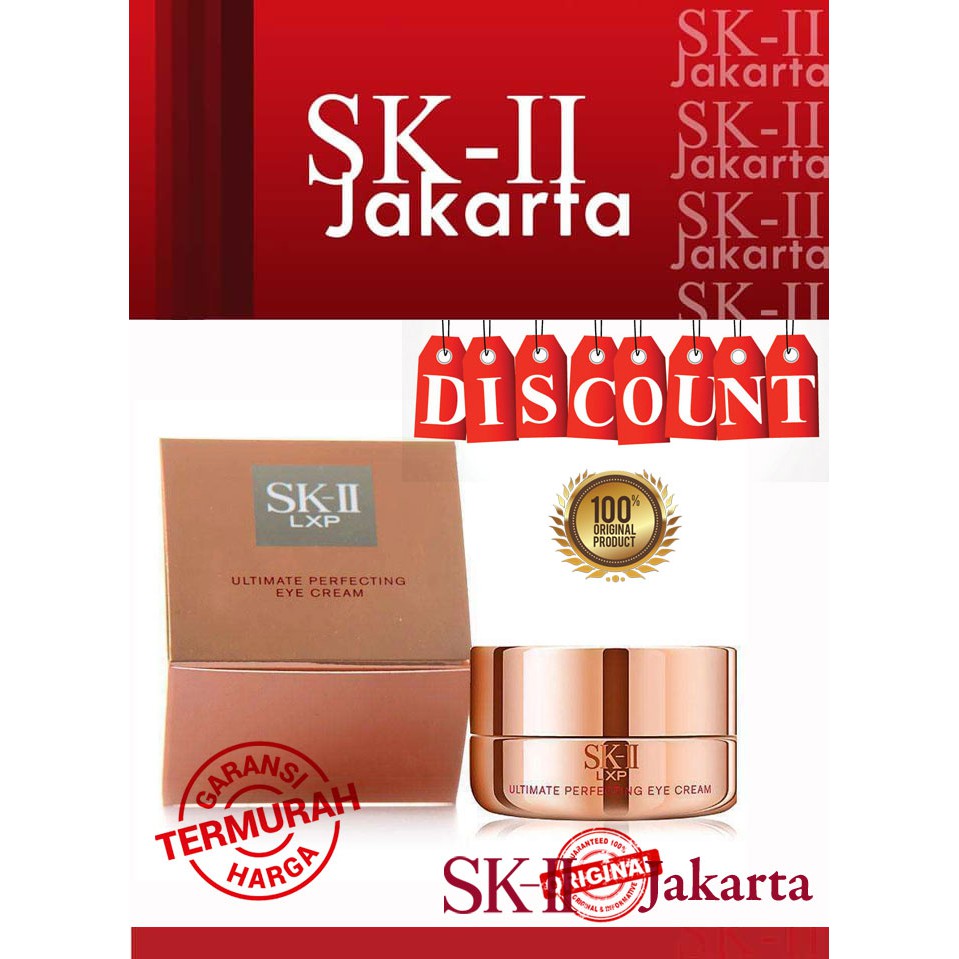 SKII SK II SK2 SK-II LXP Ultimate Perfecting Eye Cream 15gr/ EYECREAM SKII