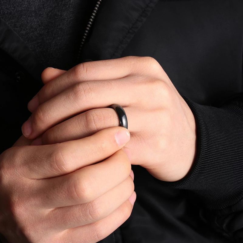 CINCIN MAGNET HITAM / CINCIN KESEHATAN PRIA WANITA