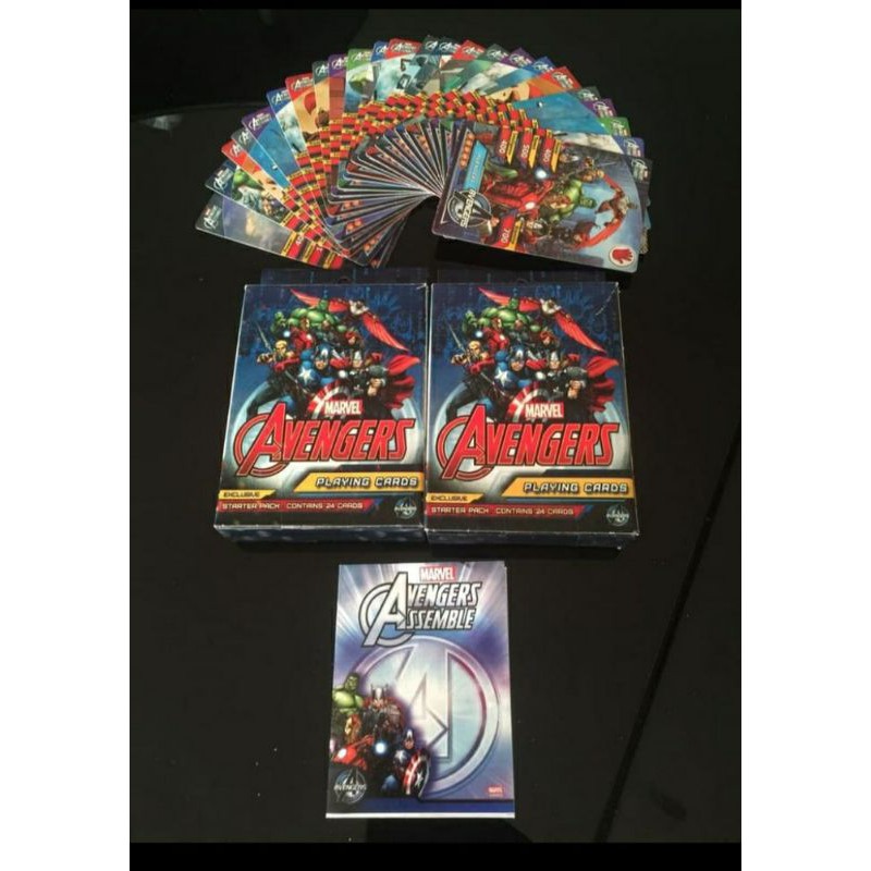 Kartu Marvel Avengers Playing Card 24 card Made in hongkong