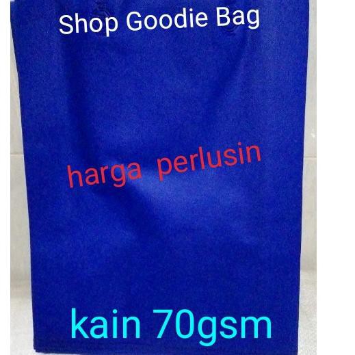 

Star Seller» 1lusin (12pcs) PaHe (PAket HEmat) Goodie Bag Handle uk 30x40x8 kain 70gsm / Tas Spunbo
