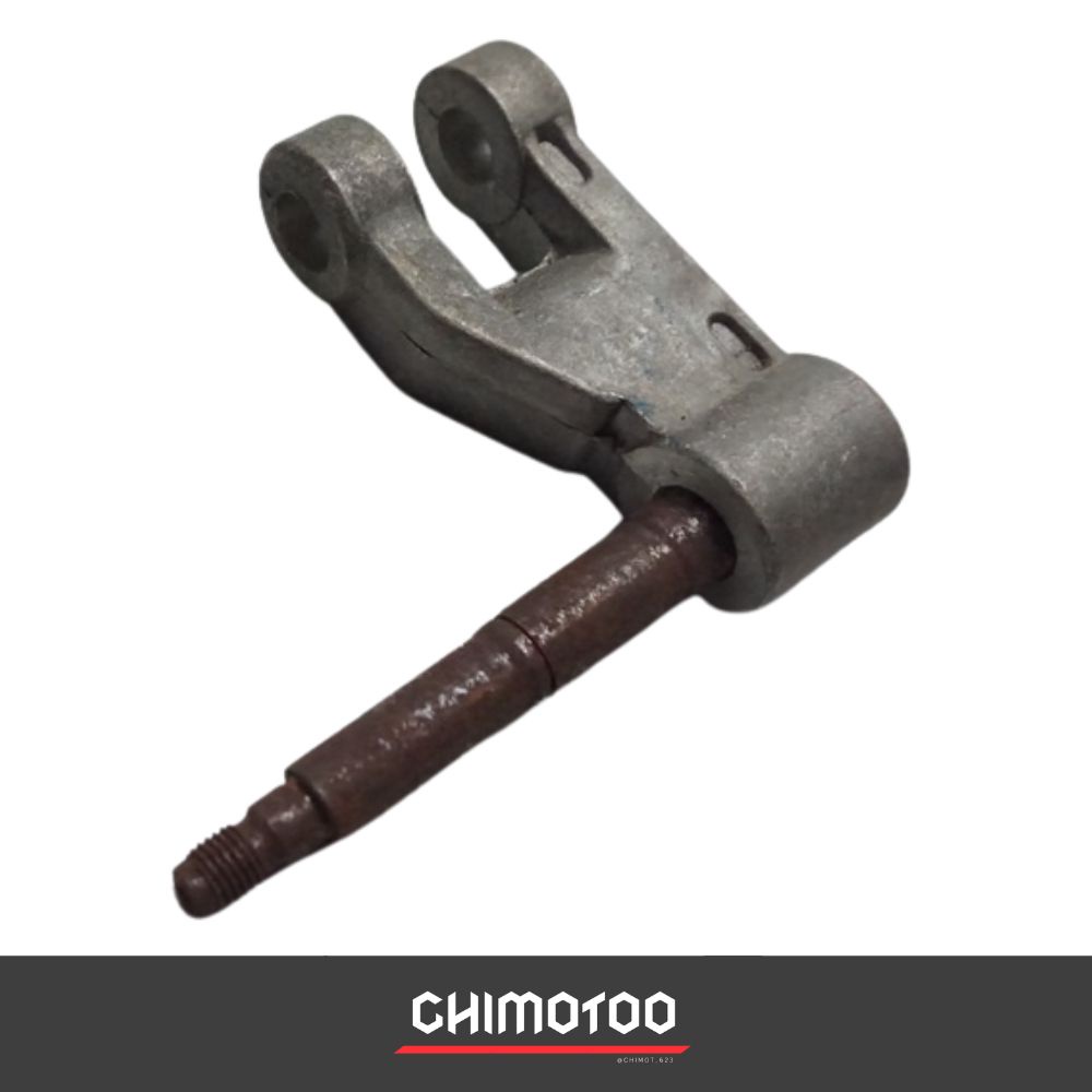 as roda depan vespa px 80  assy plus dudukan