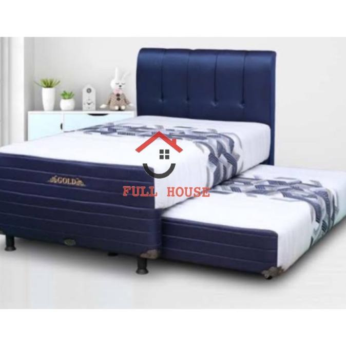 Termantab] Kasur sorong springbed 2in1 central gold dengan sandaran 120x200