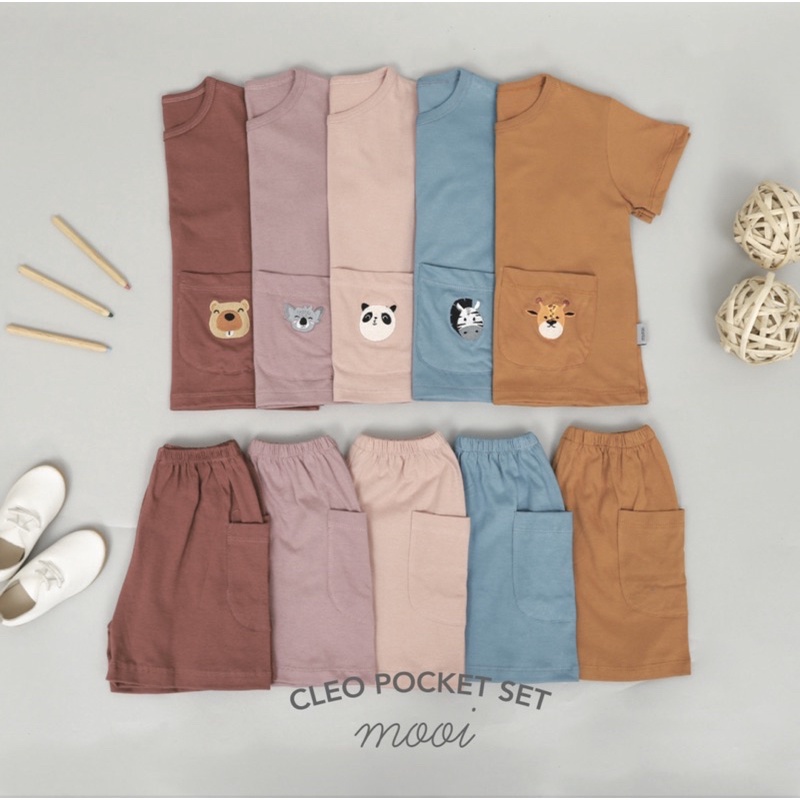 MOOI CLEO POCKET SET/SETELAN ANAK 1-5 TAHUN