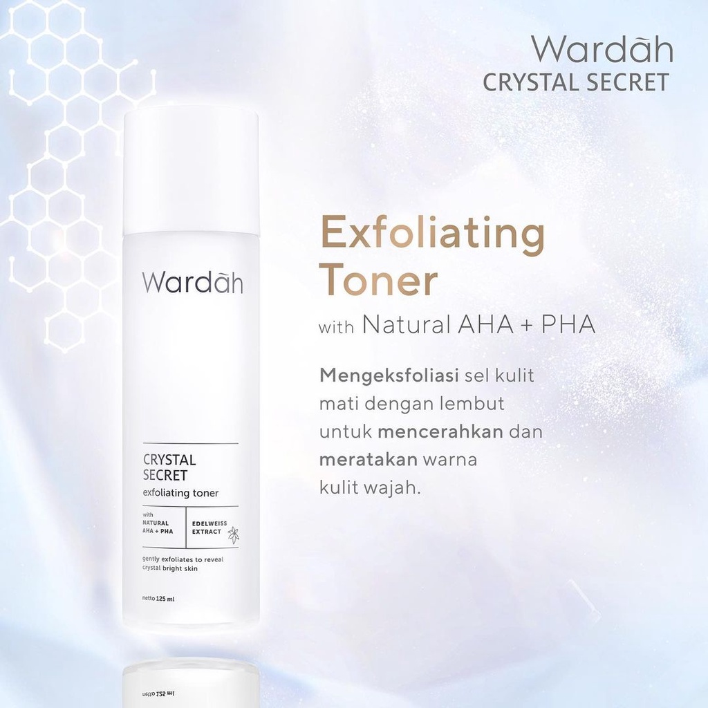 ❤️ GROSIR ❤️ Wardah Crystal Secret Exfoliating Toner with Natural AHA+PHA 100 mL