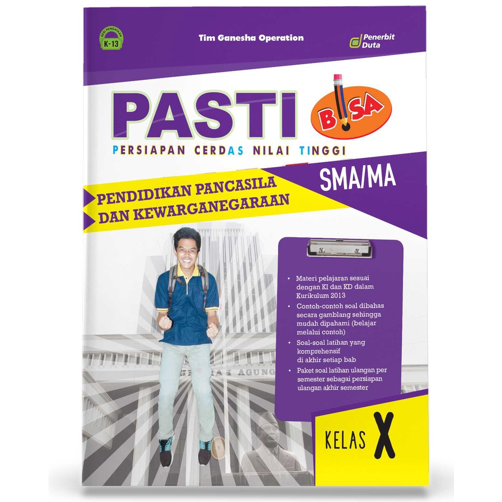 Buku Soal Pasti Bisa Ppkn Kls X