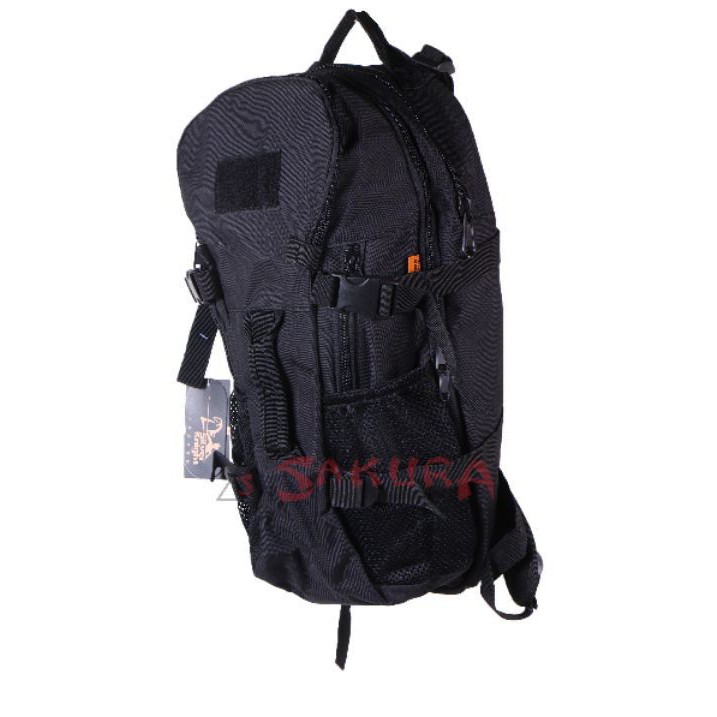 Tas Ransel out door Pria Silver knight 026 import Black