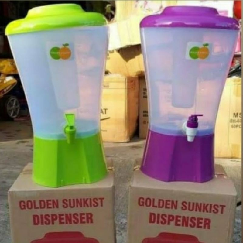 Dispenser golden sunkist