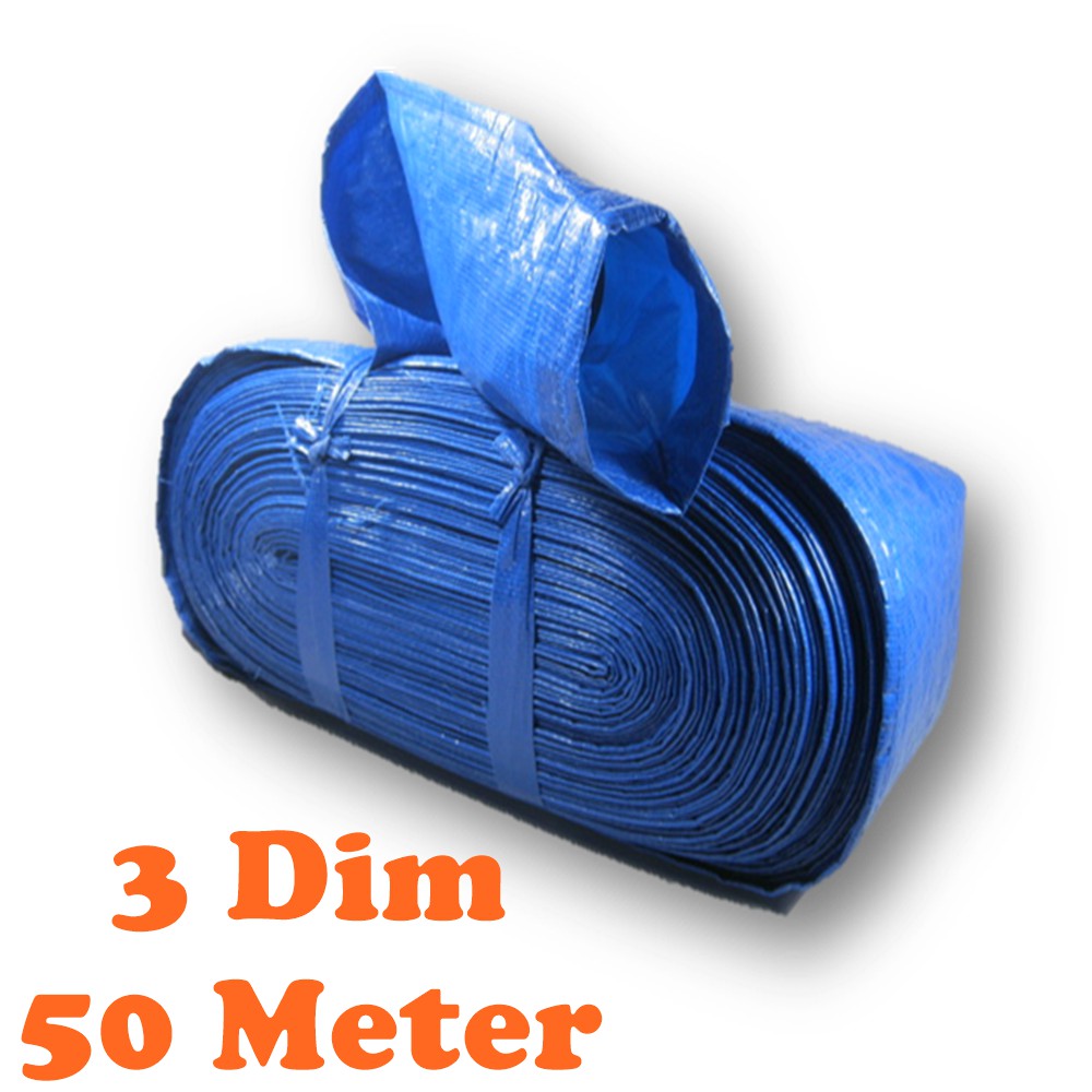 Selang Terpal Plastik 3 dim / 15 cm ( 50 meter)
