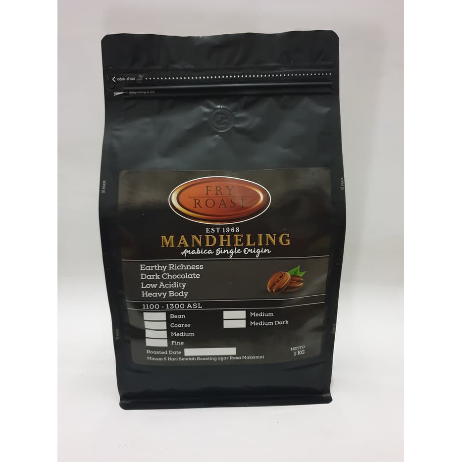 

KOPI ARABIKA MANDHELING 1 KG BIJI/BUBUK - kkp735