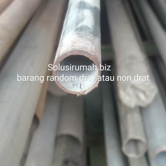 Pipa Besi Galvanis 3/4 In 1Mm - 1.2Mm Bsb Class 1M Pipa Air 1Meter | Promo Murah 