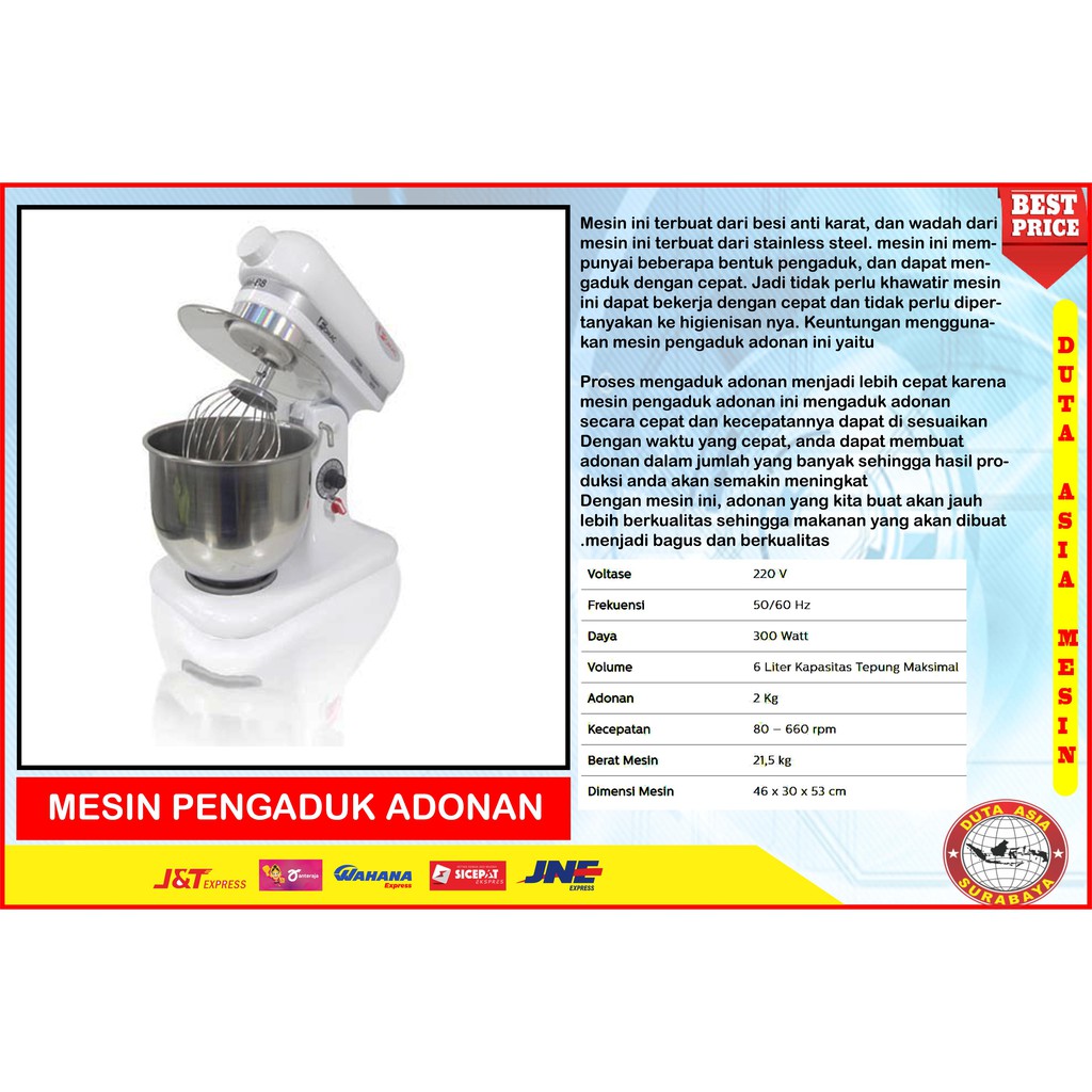 MIXER / PENGADUK ADONAN