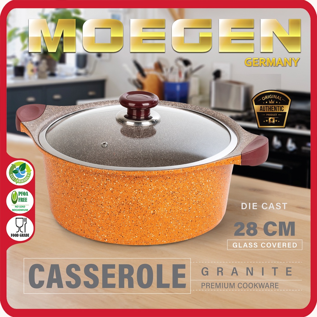 Moegen Germany Casserole / Stock Pot 28cm Granite Series