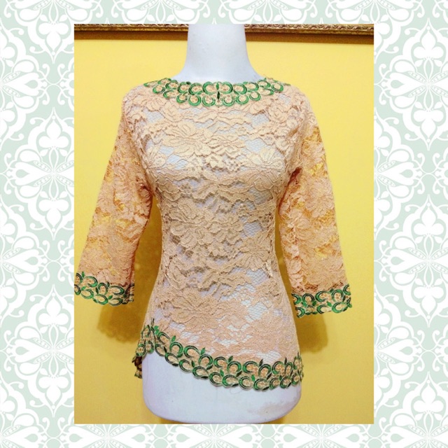 Brokat Blouse Gold