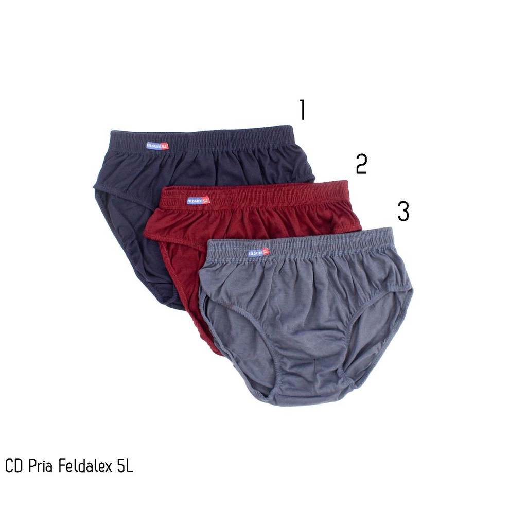 Celana Dalam Pria Murah CD Pria Momotex/Feldatex 5L
