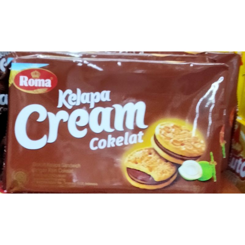 

Roma kelapa cream coklat