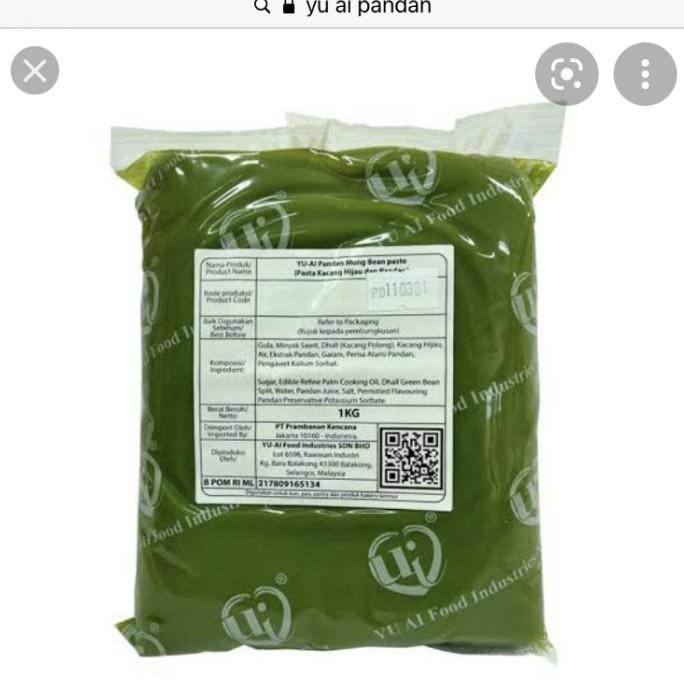 

Sale YU AI PANDAN FILLING SOFT 3 KG