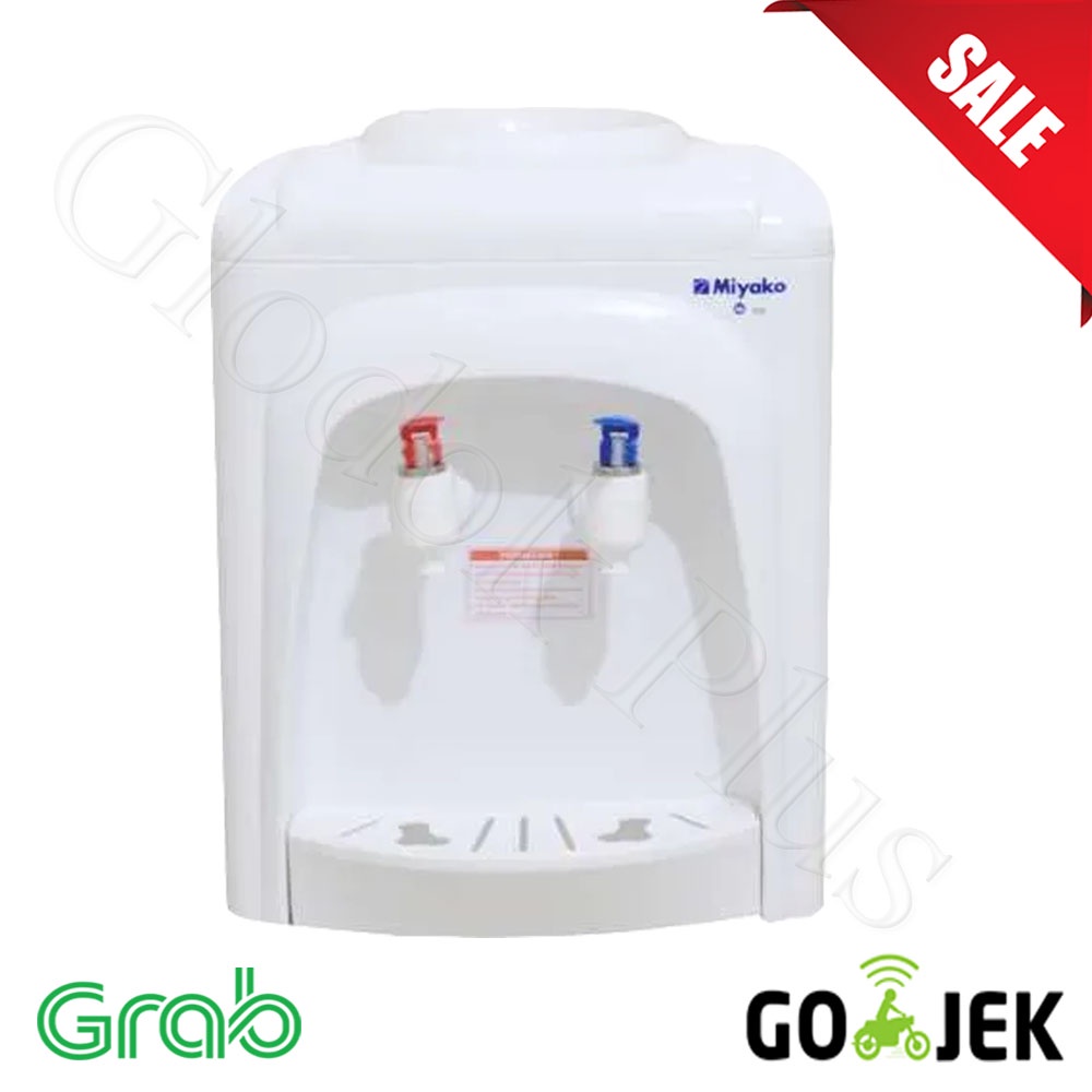 Miyako WD-185 H Dispenser air panas hot WD185H Portable putih WD-185H