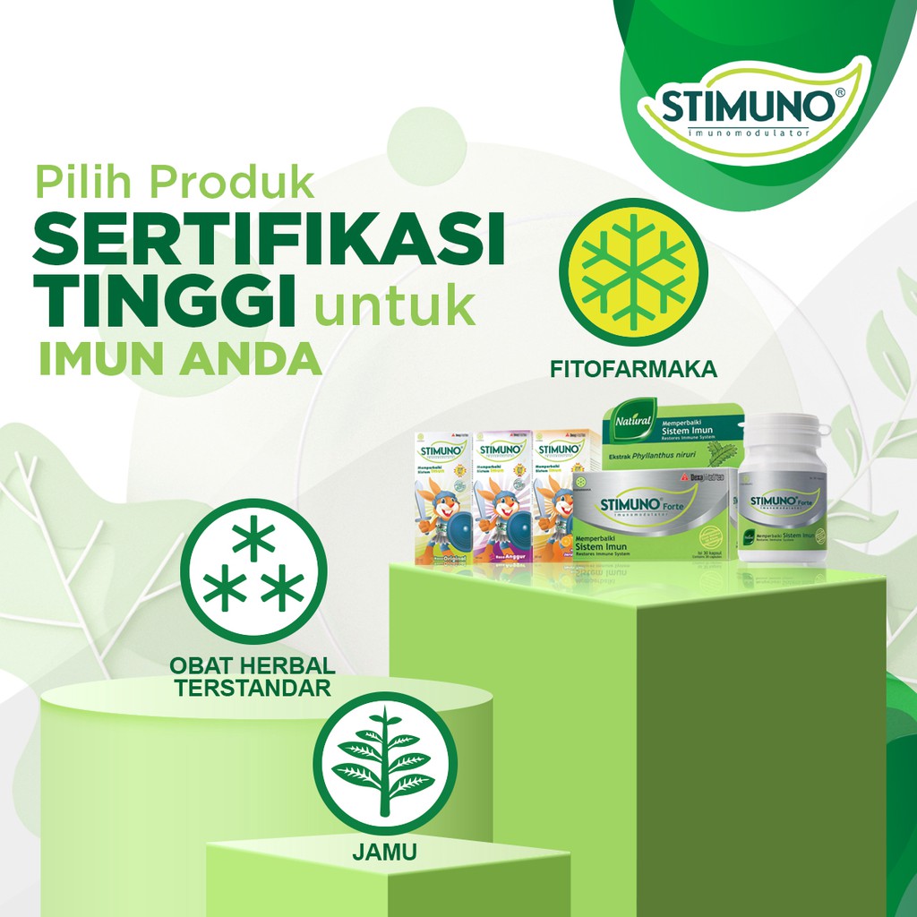 Stimuno Forte 10 Kapsul Herbal untuk Imun Tubuh
