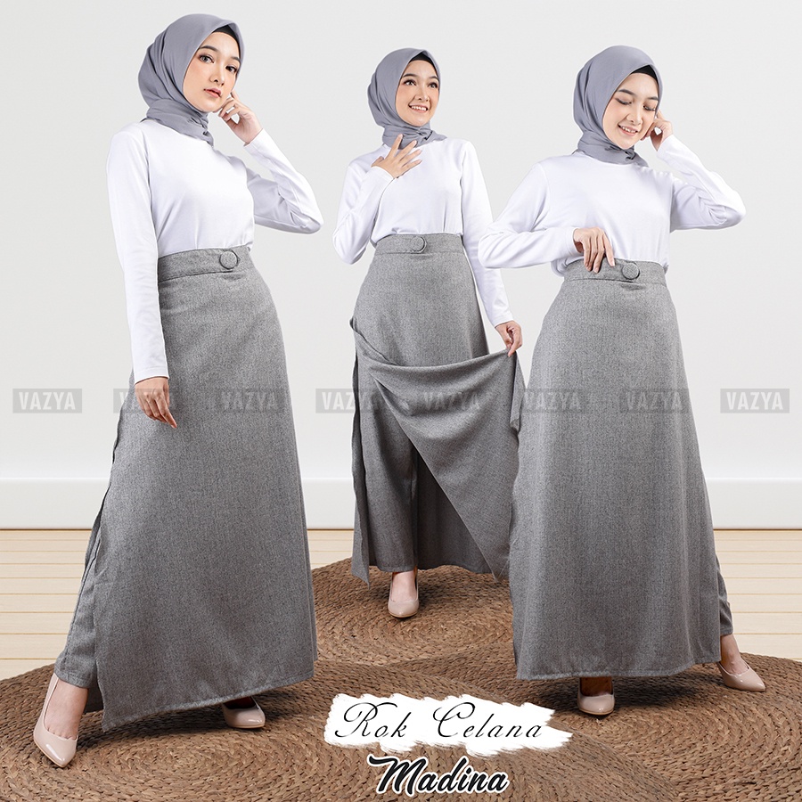 Rok Celana 2in1 Katun Madina-3