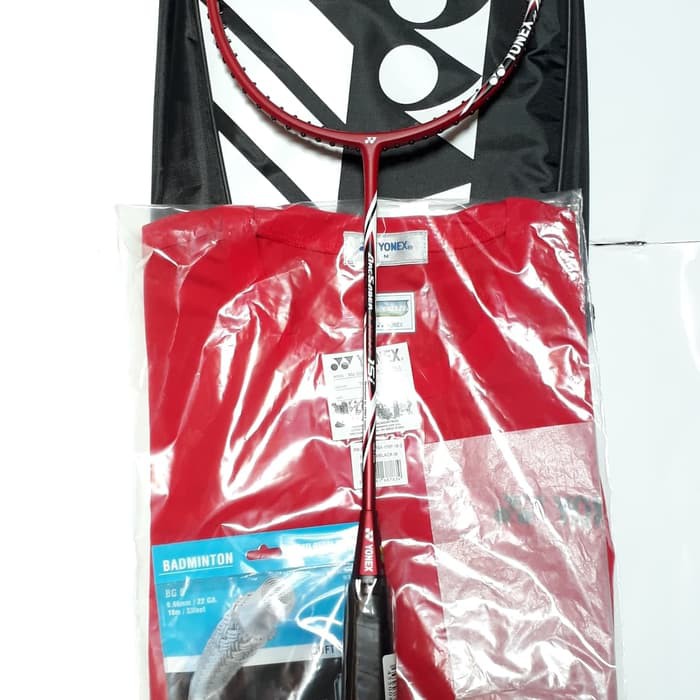 Free Pasang Tas Kaos Senar Raket Badminton Yonex Arcsaber Light 15i