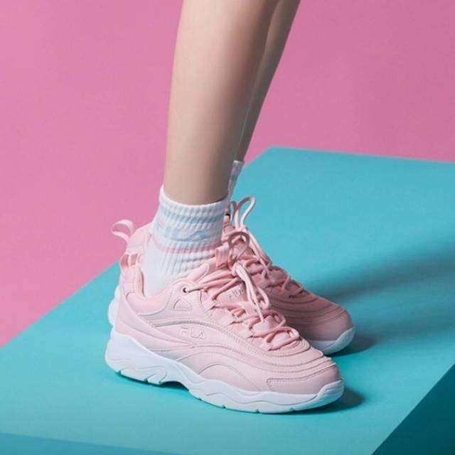 

FILA X FOLDER RAY PINK WHITE