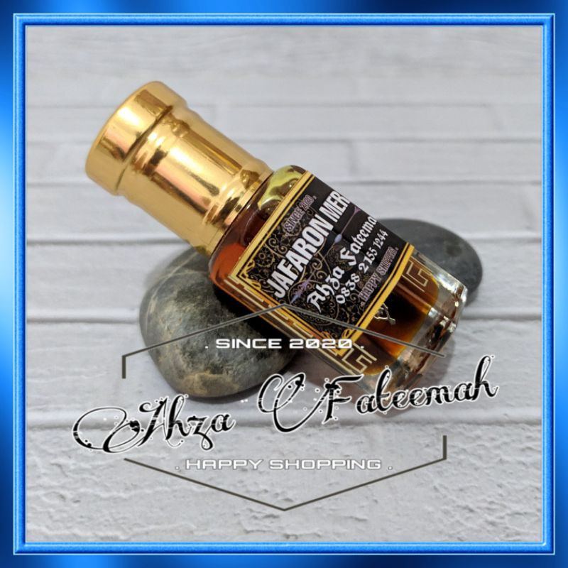 JAFARON MERAH 6 ML - MINYAK JAFARON SAFRON ZAFRON MERAH ASLI MURNI NON ALKOHOL BIBIT KENTAL