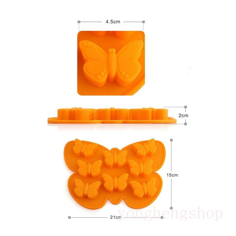 Butterfly Cetakan Kue Bentuk Kupu-Kupu 3d Bahan Silikon Untuk Dekorasi