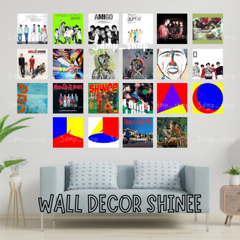 [22 Lembar] Walldecor wall decor hiasan dinding shinee album