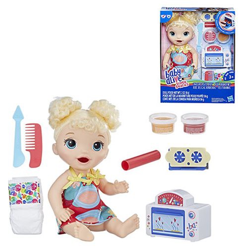 Save 50% Baby Alive Super Snacks Snackin Treats Baby Blonde HM0208