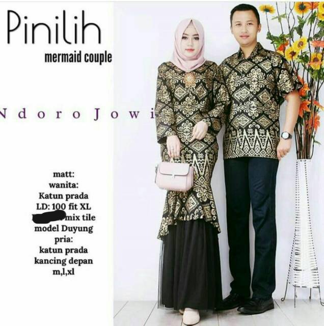 Couple gamis armany silky premium