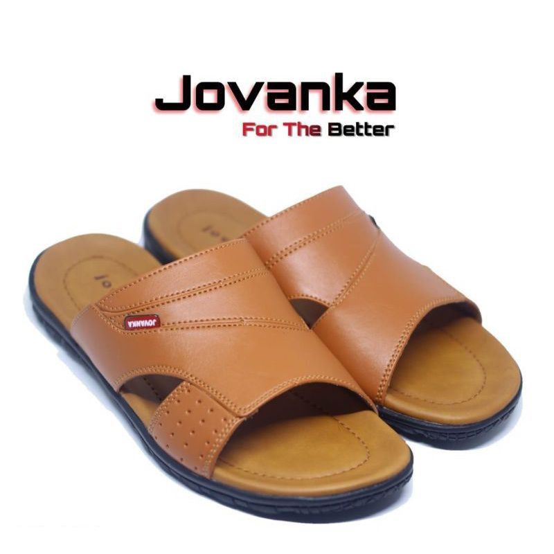 SANDAL KULIT PRIA/SENDAL PRIA DEWASA JVK 06