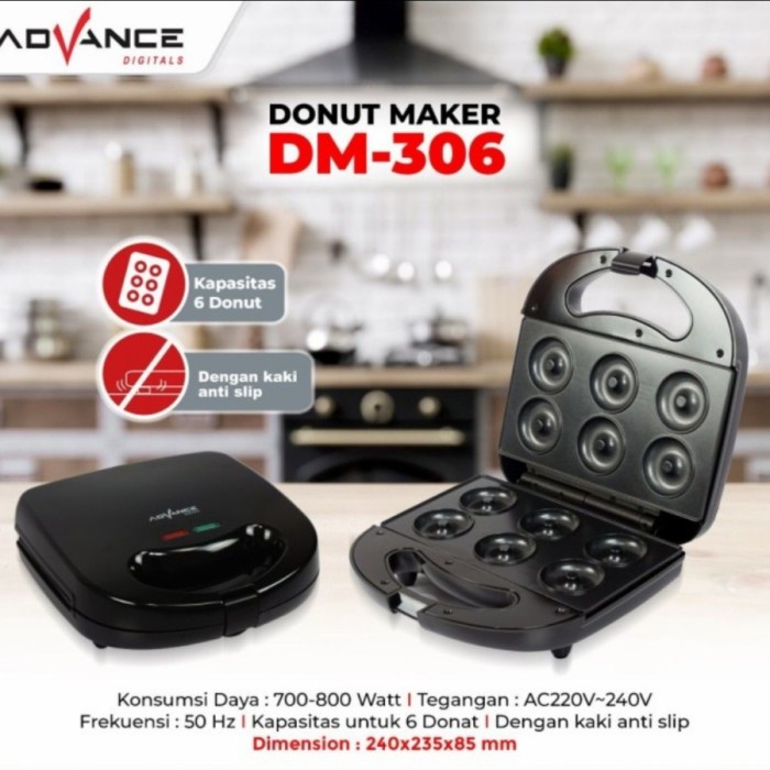 Advance DM-306 Donut Maker Alat Cetakan Donut DM306