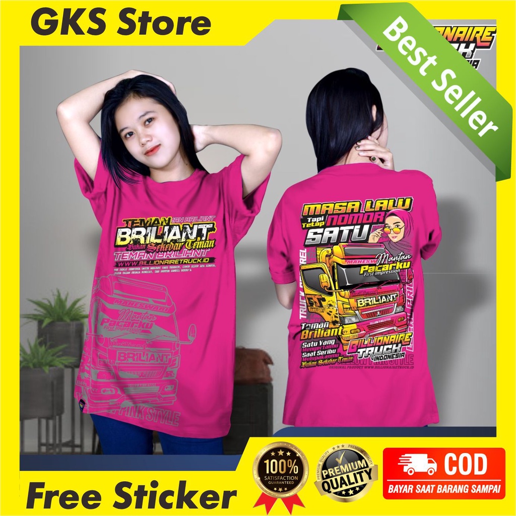 Kaos Truk Canter Mania Mantan Kaos Driver Oleng Baju Gambar Truk Ori Billionaire Truck Indonesia