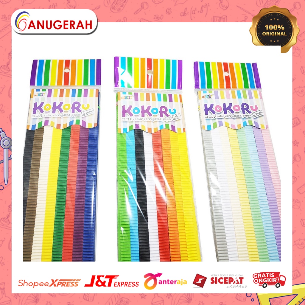 

KOKORU ICHI / ICHIRO / ICHIGO CORROUGATED PAPER KERTAS GELOMBANG STRIP
