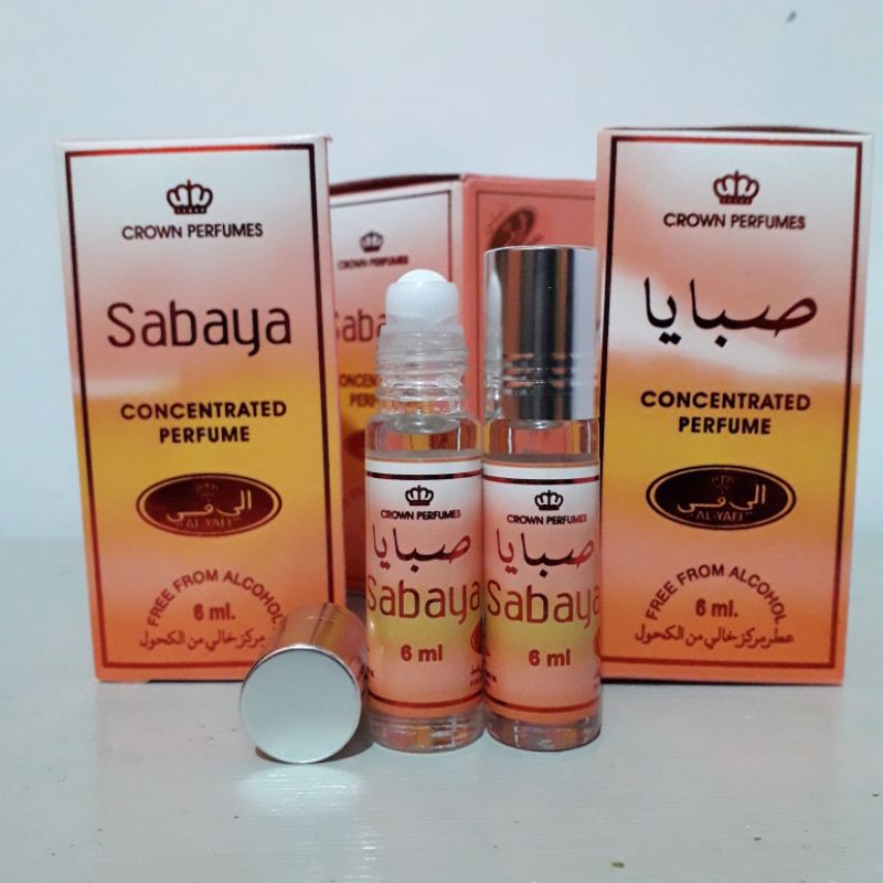 SABAYA Parfum ALYAFI Kemasan 6ml Minyak Wangi Roll On Non Alkohol