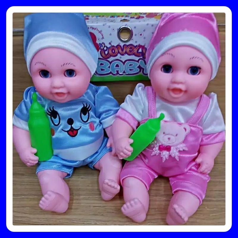 Mainan Boneka Bayi Dot Bisa Nangis// Boneka Baby Dot B760 Nangis