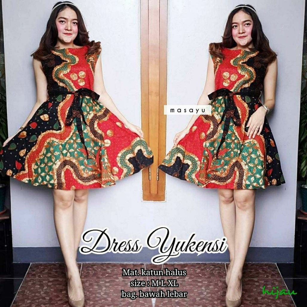 GROSIR BATIK DRESS YUKENSI