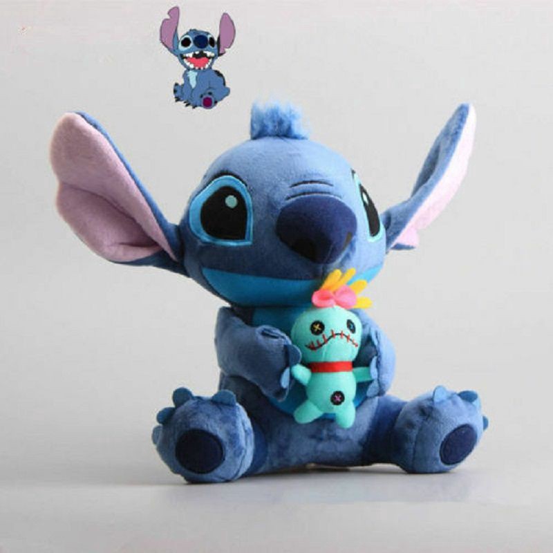 [ In stock] Boneka Lilo &amp; Stitch Bahan Plush Ukuran Untuk Anak Laki-Laki / Perempuan 25cm