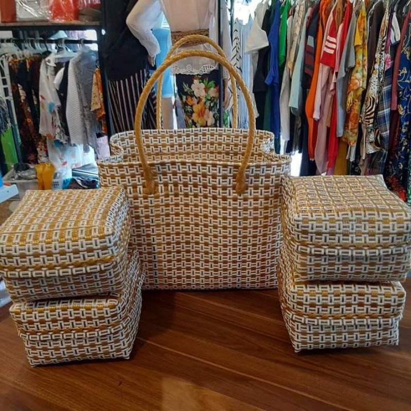 set keben bali/canang sari/tas jali premium
