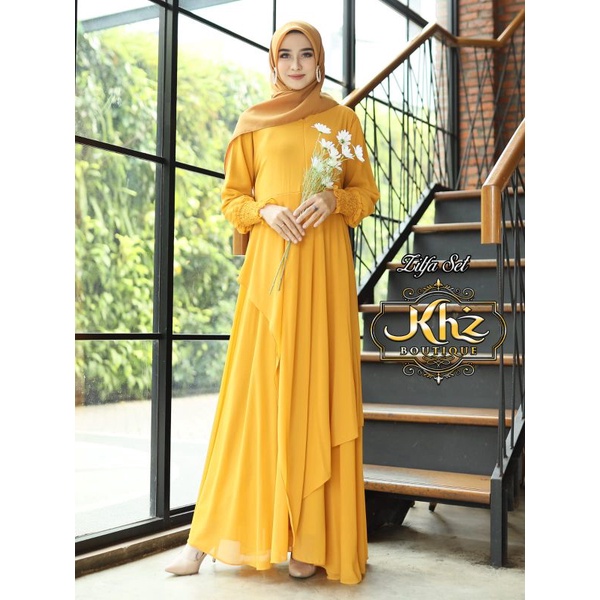 Zilfa Gamis Has Boutique KHZ Gamis Premium