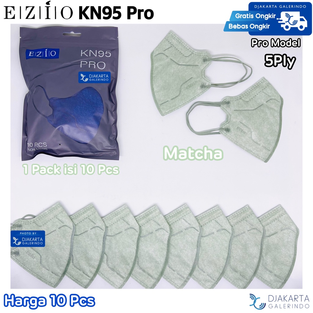 Masker KN95 PRO Ezio 5Ply isi 10Pcs