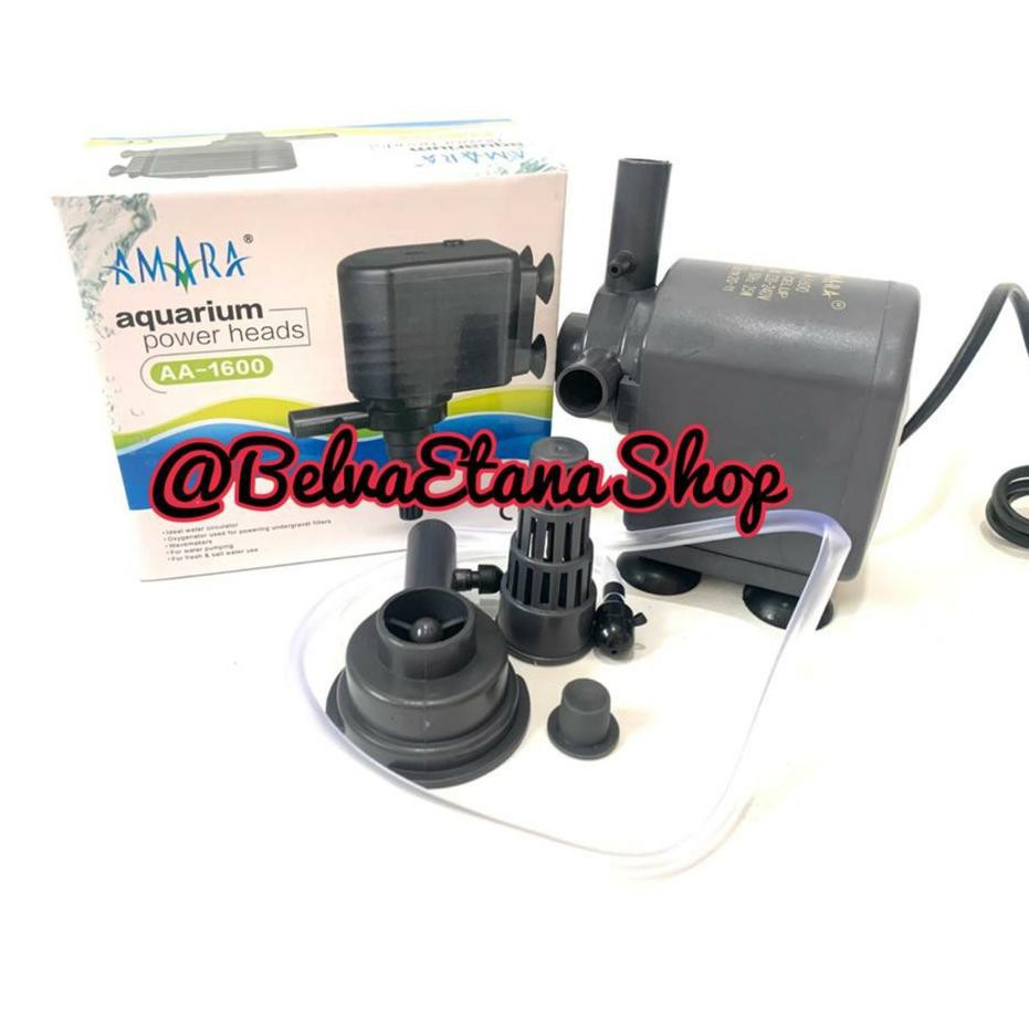 AA 1600  AA-1600 Pompa Aquarium Pompa Celup Aquarium Pompa Hidroponik Pompa Kolam .