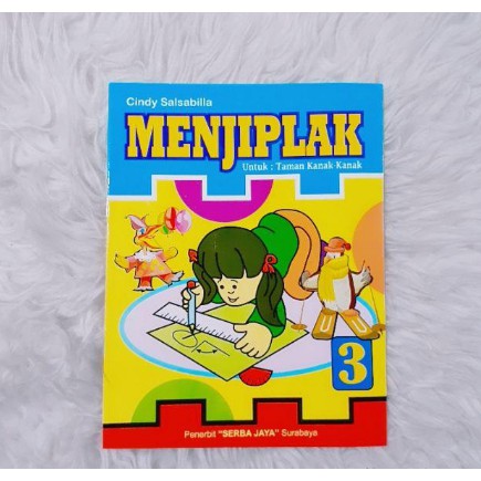 Buku Anak PAUD TK Menjiplak Jilid 1-4 - Buku Menjiplak - Buku Mencontoh - Buku Mewarnai