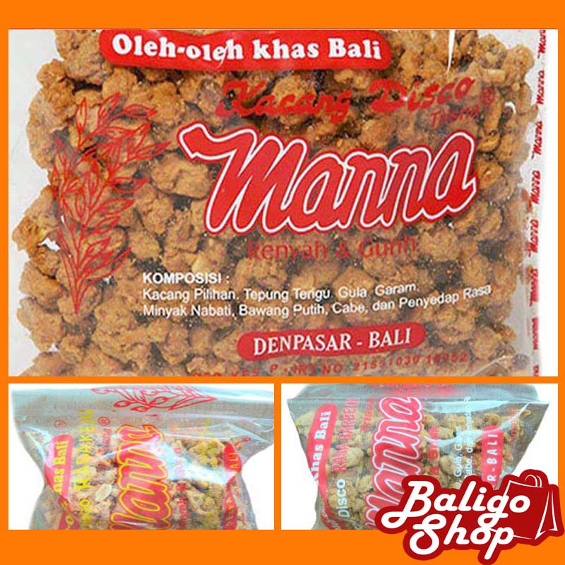 

Kacang MANNA Disco Plastik 130 gr Oleh Oleh Khas Bali