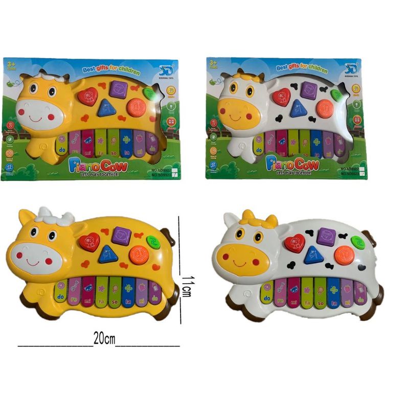 MAINAN PIANO COW NEW EARLY LEARN PIANO| MAINAN BAYI SD9923