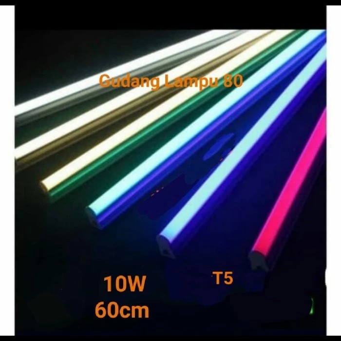 Lampu T5 LED 10Watt tubelight - warm white