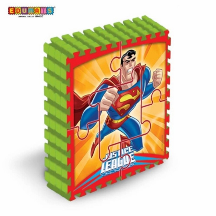 MOMBABY1 New isi 4 Lembar - Edumat Matras Bayi Anak Motif Justice League