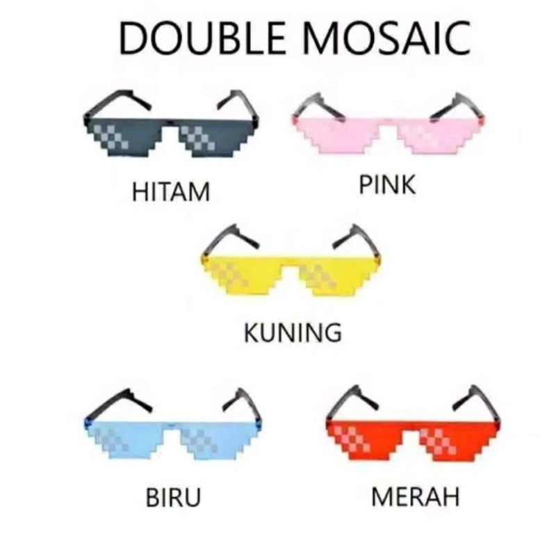Kastamanwatch - (COD) Kacamata Trug Life Mosaik Sultan Kaca Mata Fashion